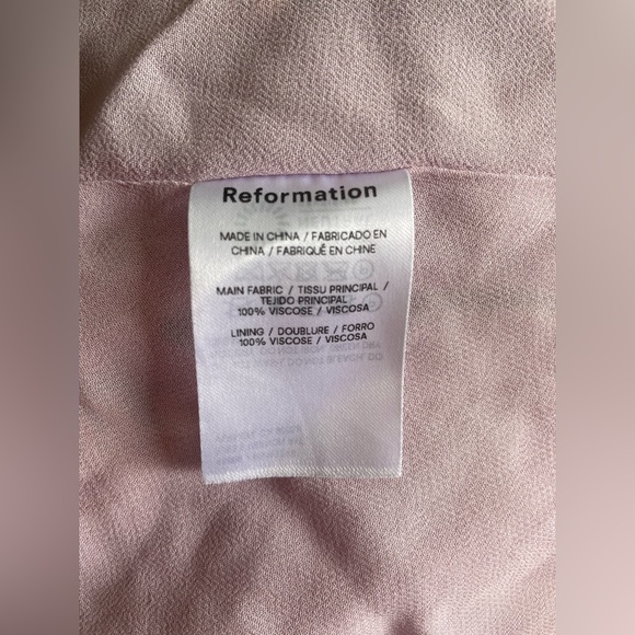 Reformation Juliette Dress Luciana Purple Orange Floral Size 8 - Picture 15 of 16